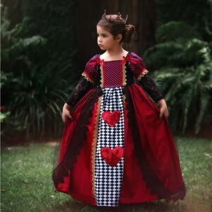 Royal Hearts Kids Costume with Headband